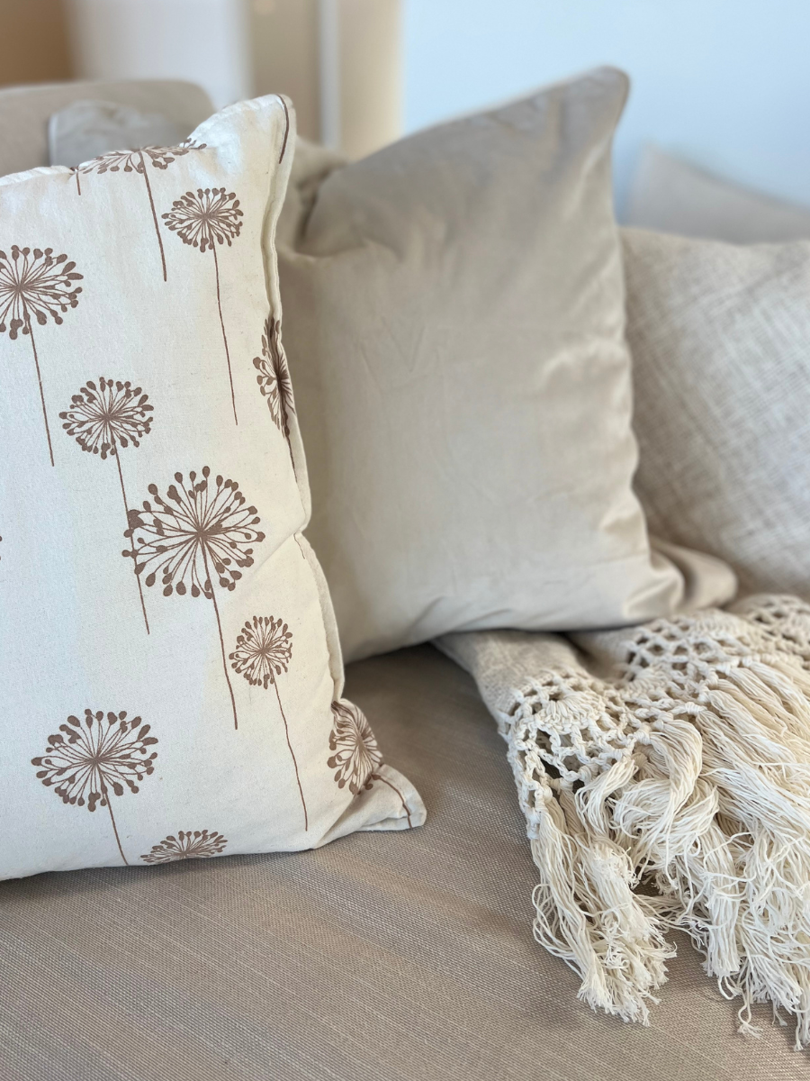 Poppy feature cushion cover - NEW!