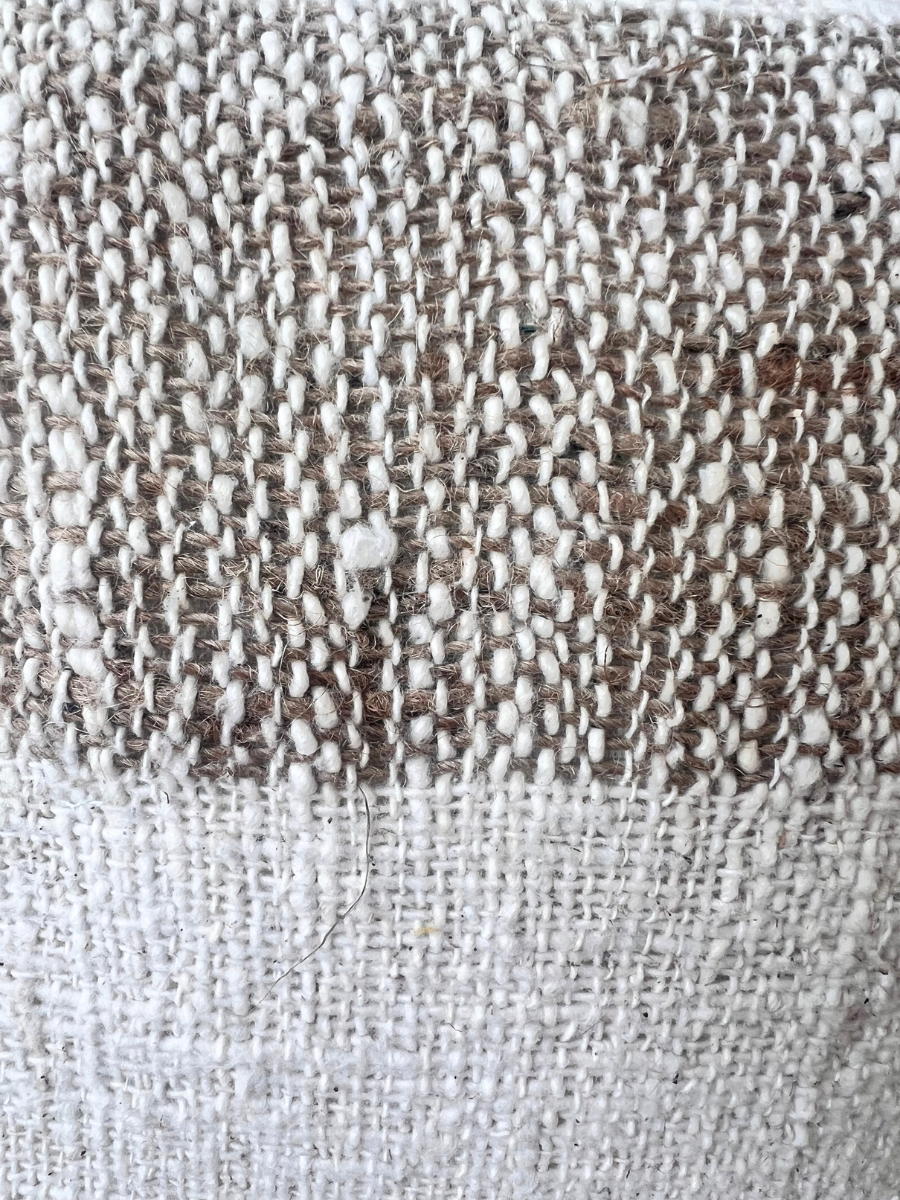 Coastal Tweed - Sand - Square Cushion