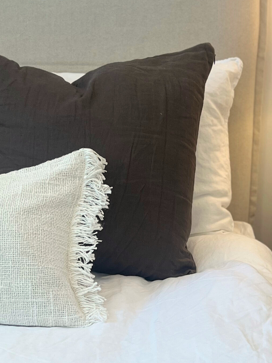 Luxe linen - Dark Chocolate