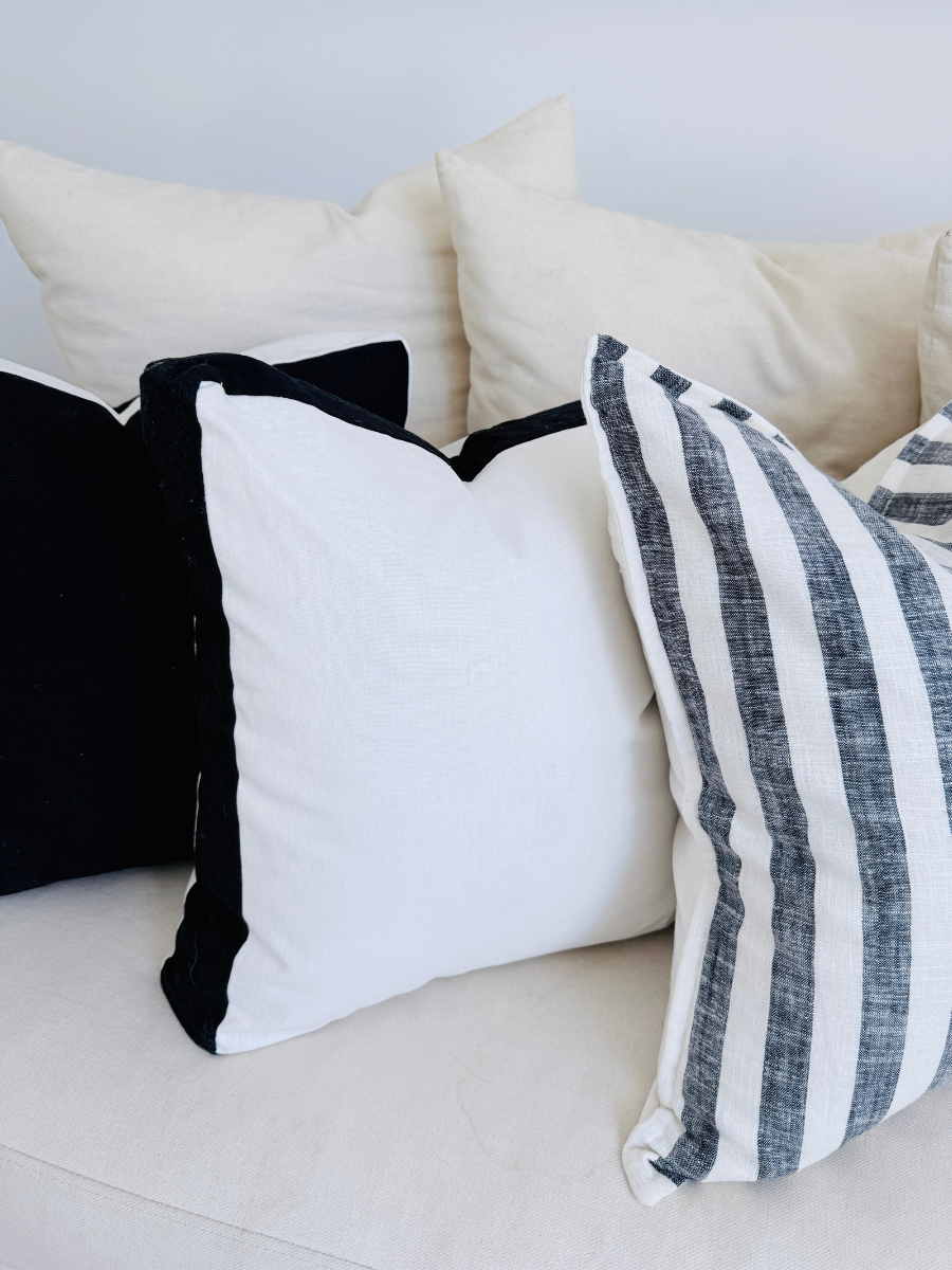 Azure Coast - White on Navy - New!