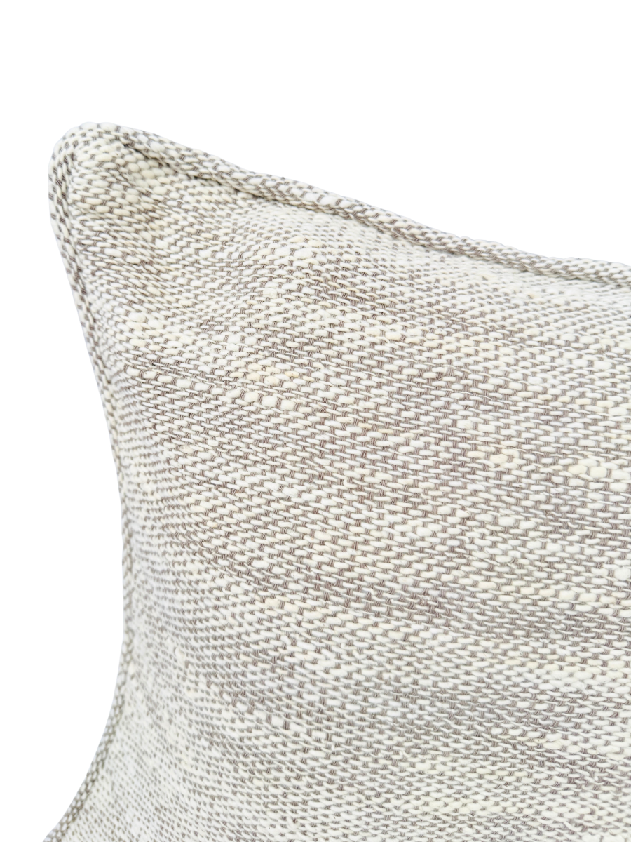 Handwoven Greige Cushion - Square - New!