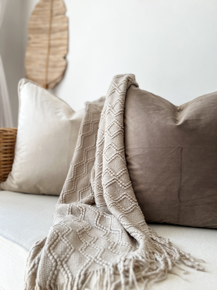 Luxury Velvet cover - Mocha