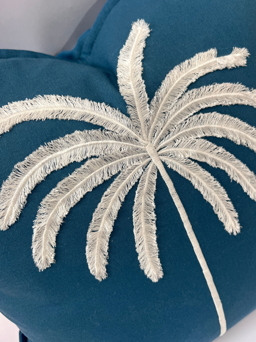 Palma Cushion Cover - Blue