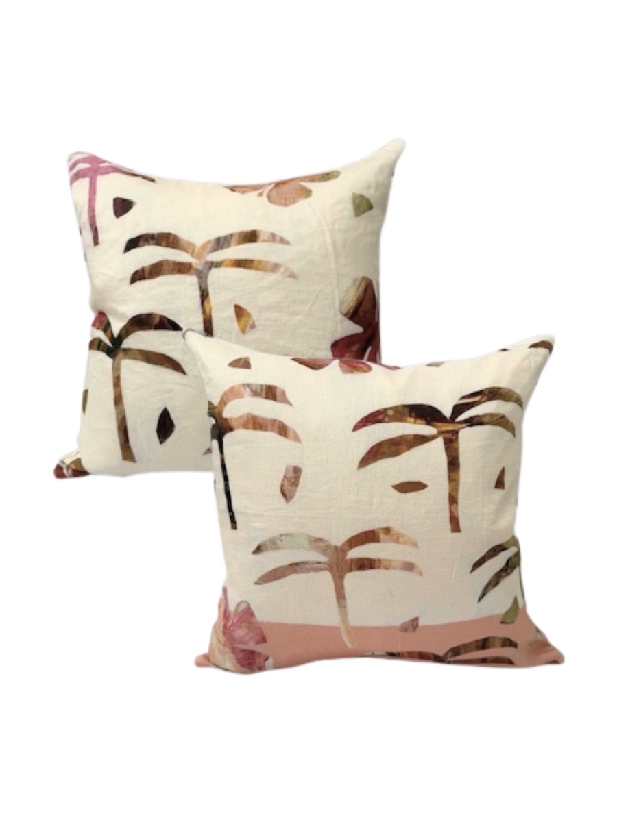 Sol Palms Cushion Set by Leigh Vardagega - New!
