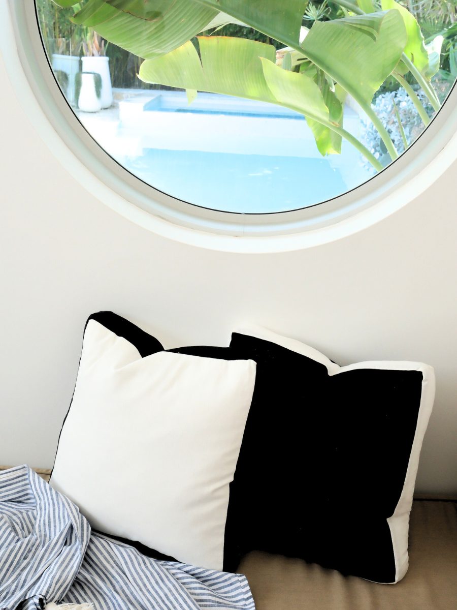 Azure Coast - White on Navy - New!