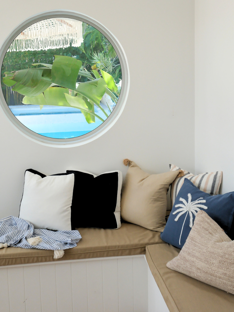 Azure Coast - White on Navy - New!