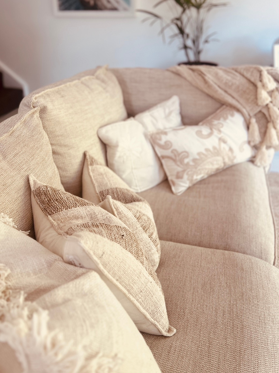 Coastal Tweed - Sand - Cushion Set