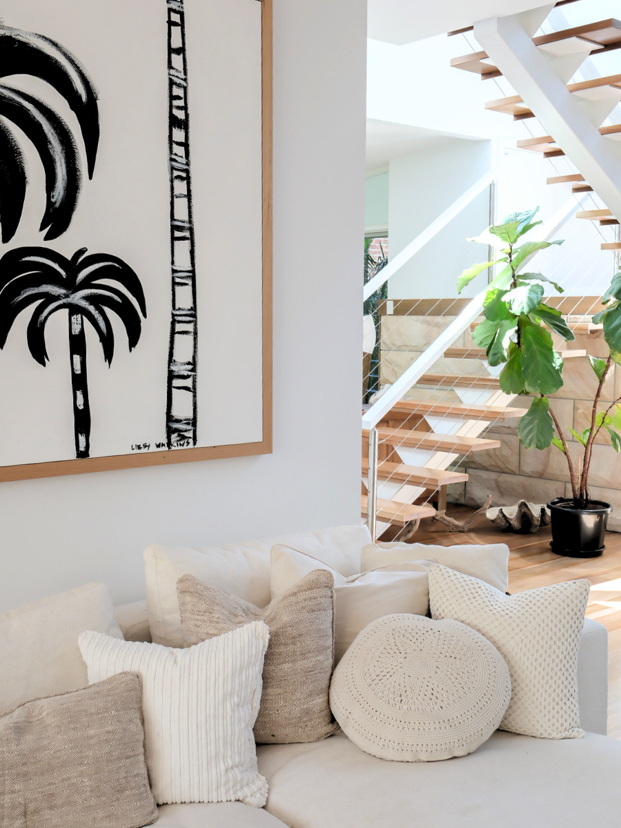 Handwoven Oatmeal Cushion - Square