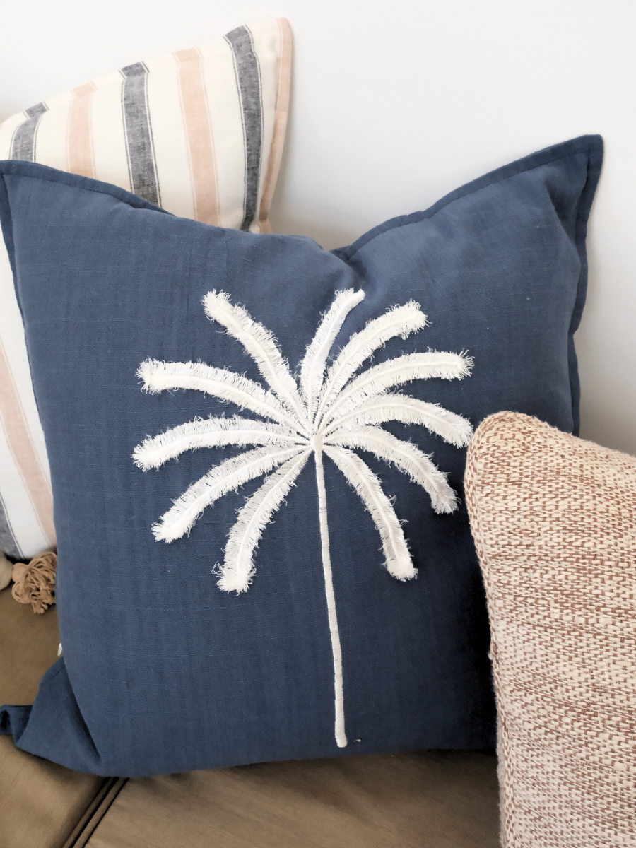 Handwoven Oatmeal Cushion - Square