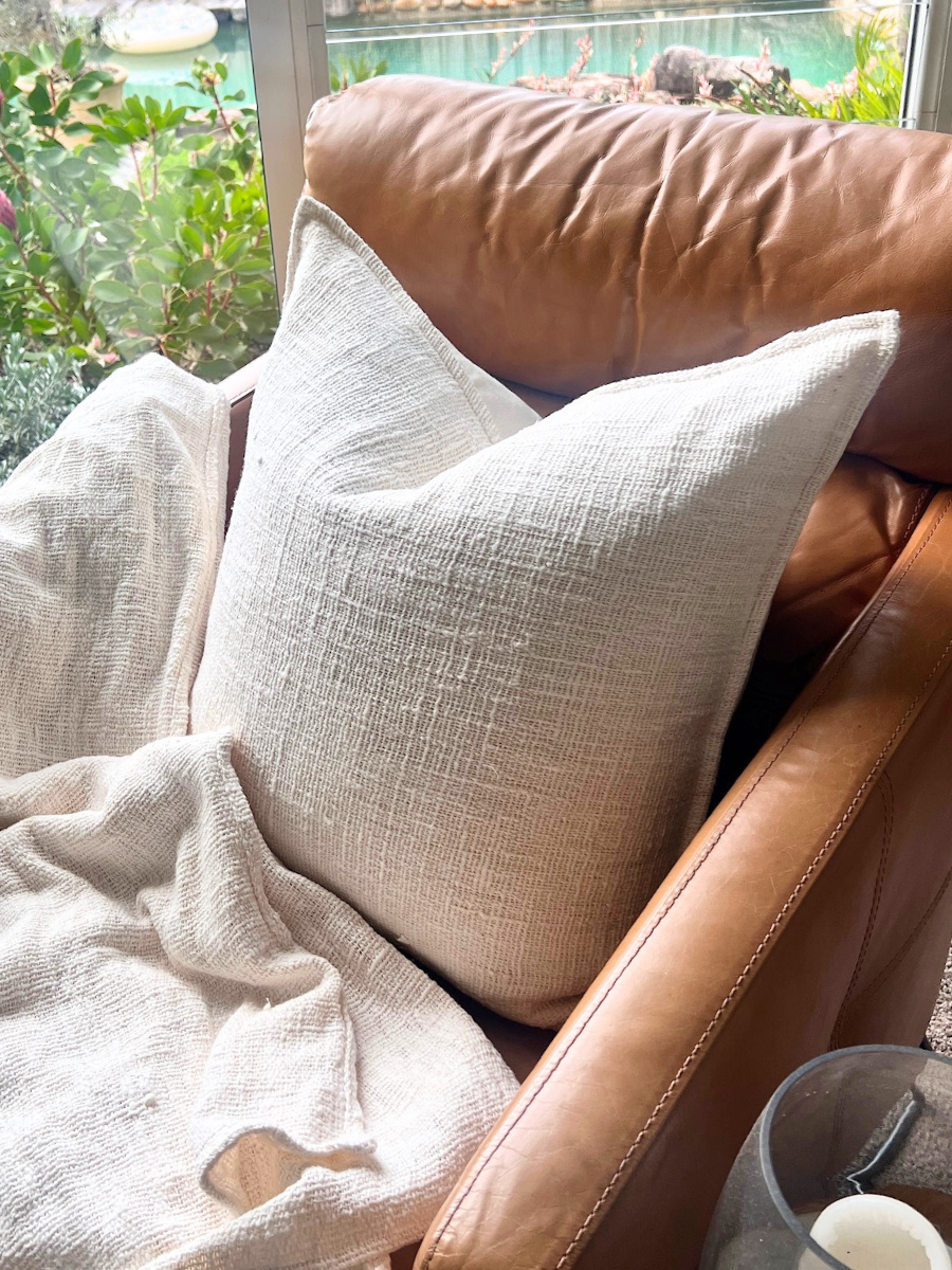 Serenity soft-cotton cushion