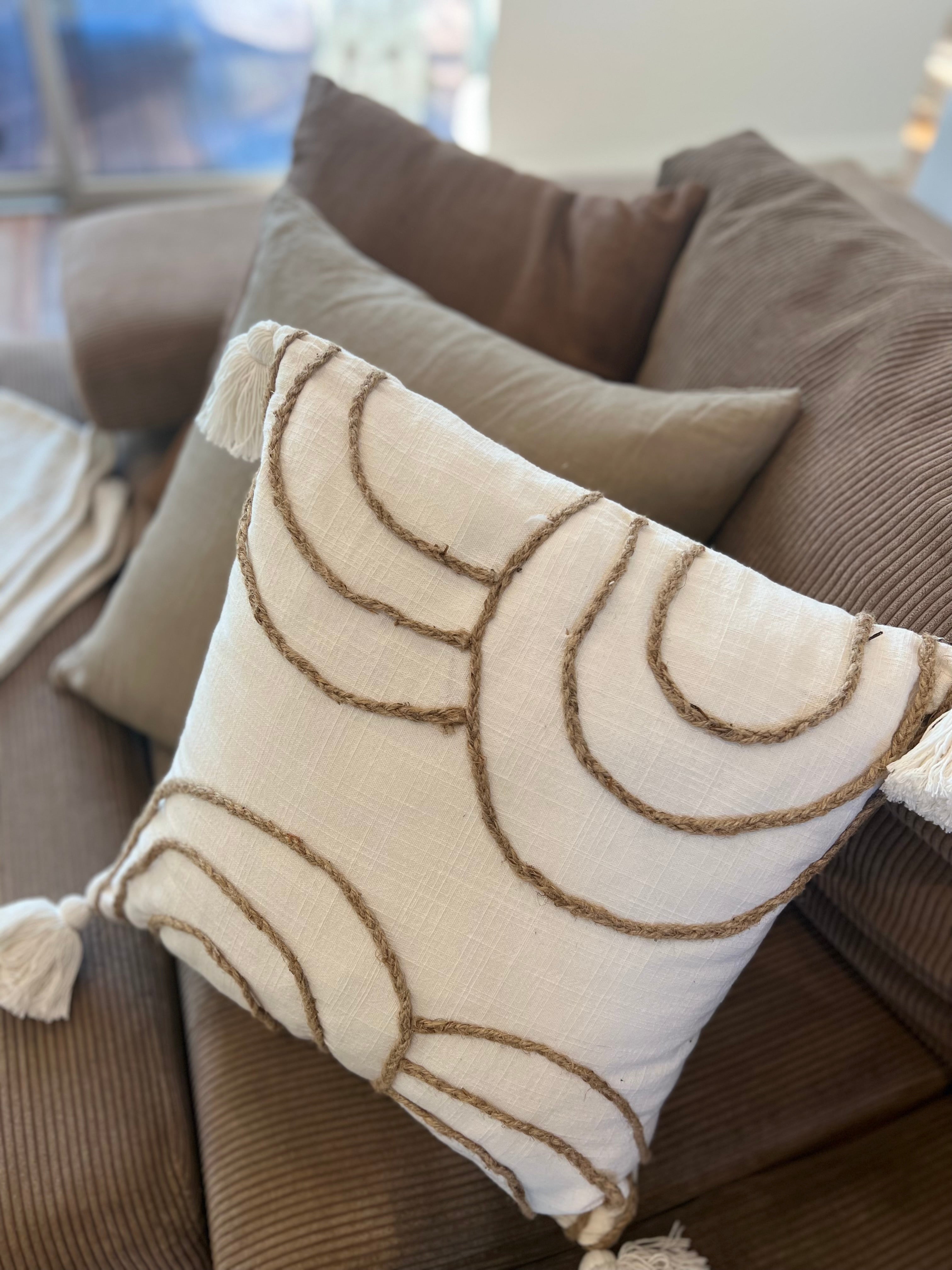 Waves cushion cover