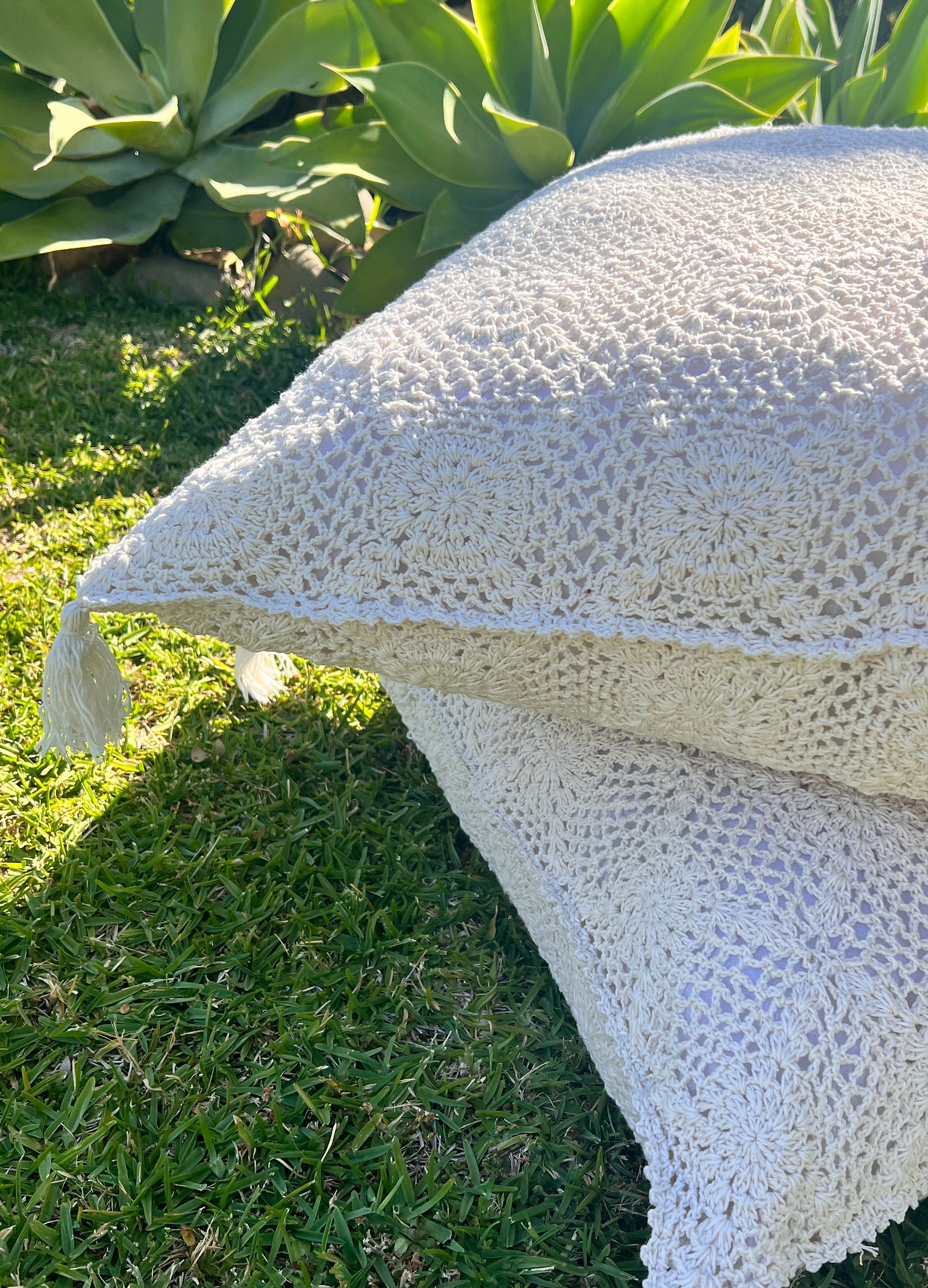 Crochet Floor Pillow - Large