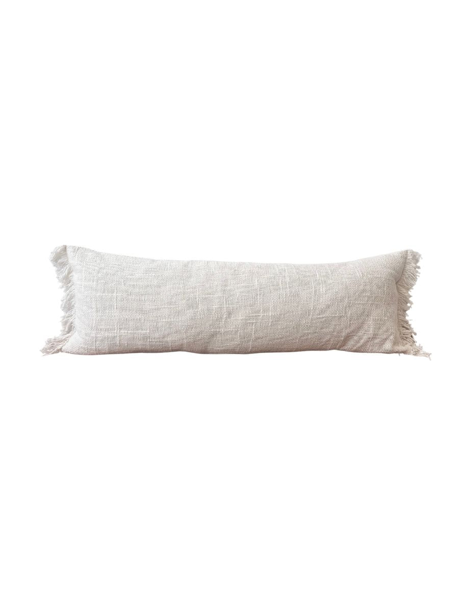 Fringed cushion cover - Lumbar - Restock!