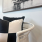 Quattro Luxe Linen cover - Black & White