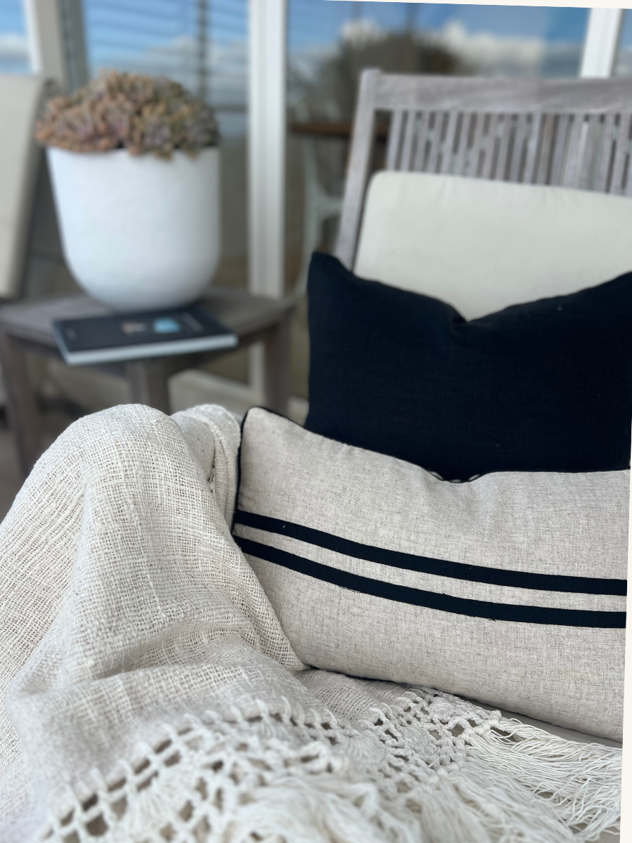Cotton Throw With Crochet Edging - Pre-Order!