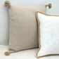 Linen Tassels cushion cover - Ecru - Restock!