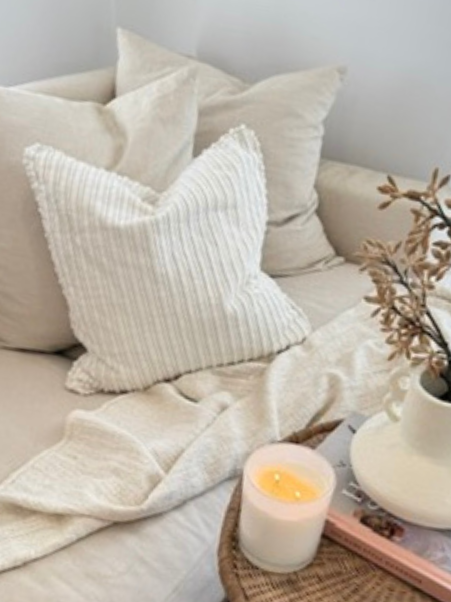 Coastal Corduroy Cushion Cover