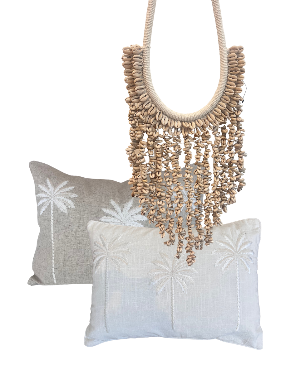Palm Love and Cowrie Wall Set - New!