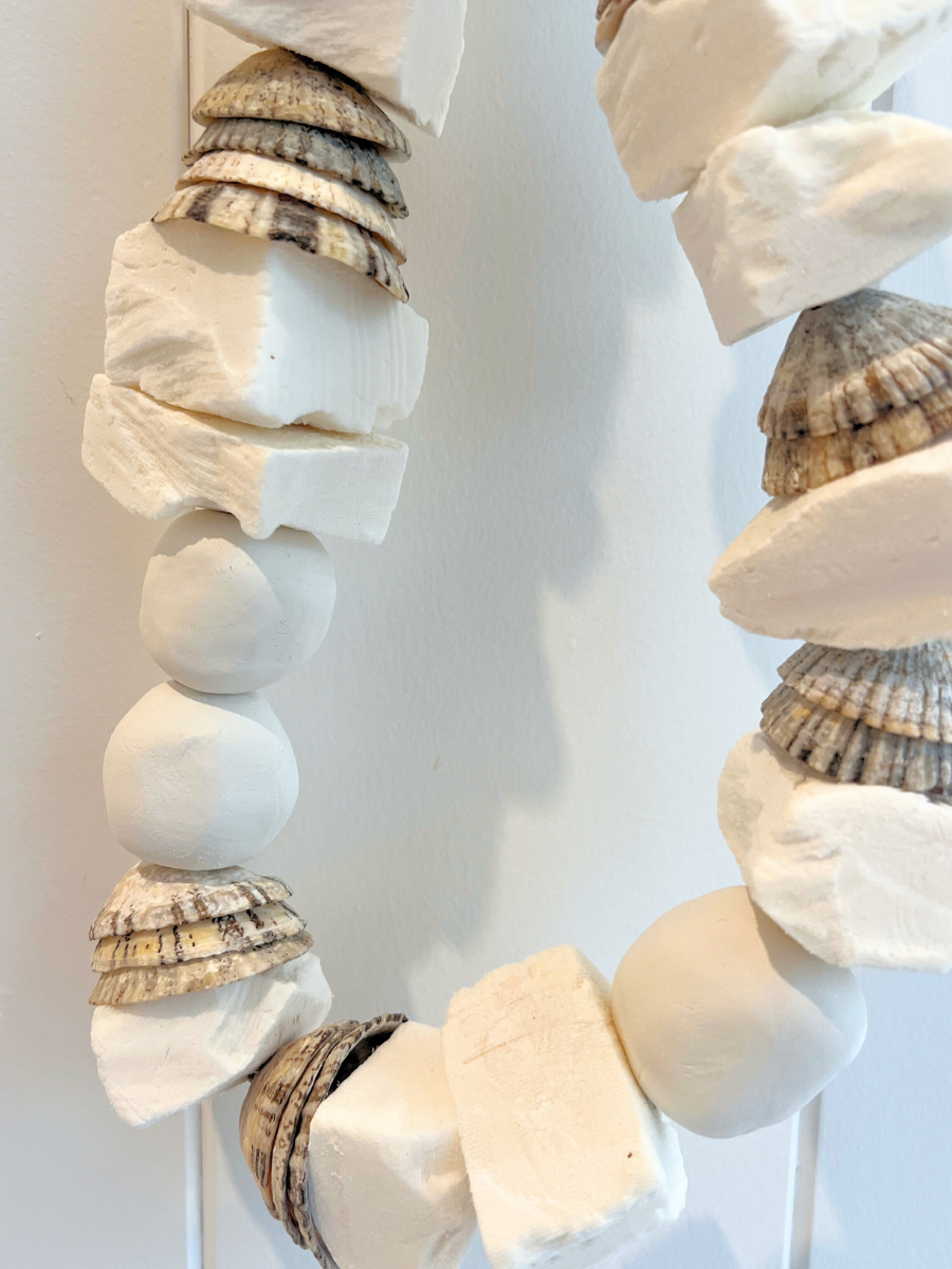 Handmade Shell & Bead Wall Art - New!