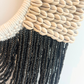 Large Cowrie Wall Necklace - Black - New!