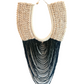 Large Cowrie Wall Necklace - Black - New!