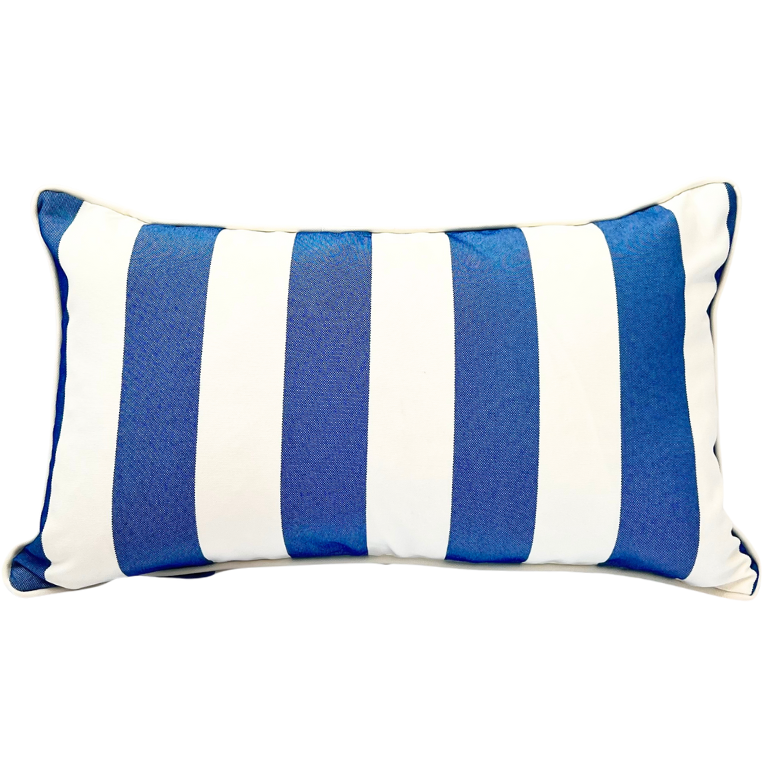 Blue striped texture.