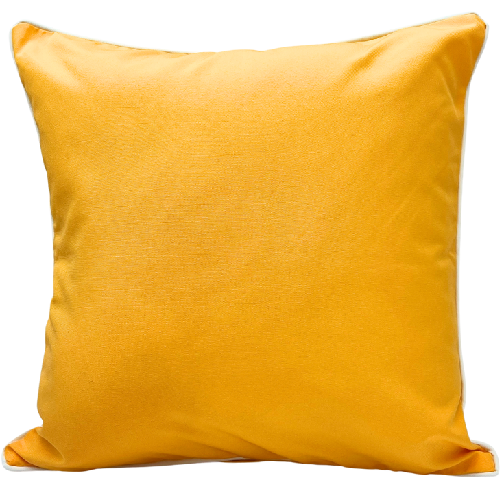 Yellow fabric. 