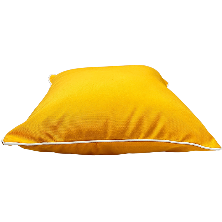 Solid color cushion.