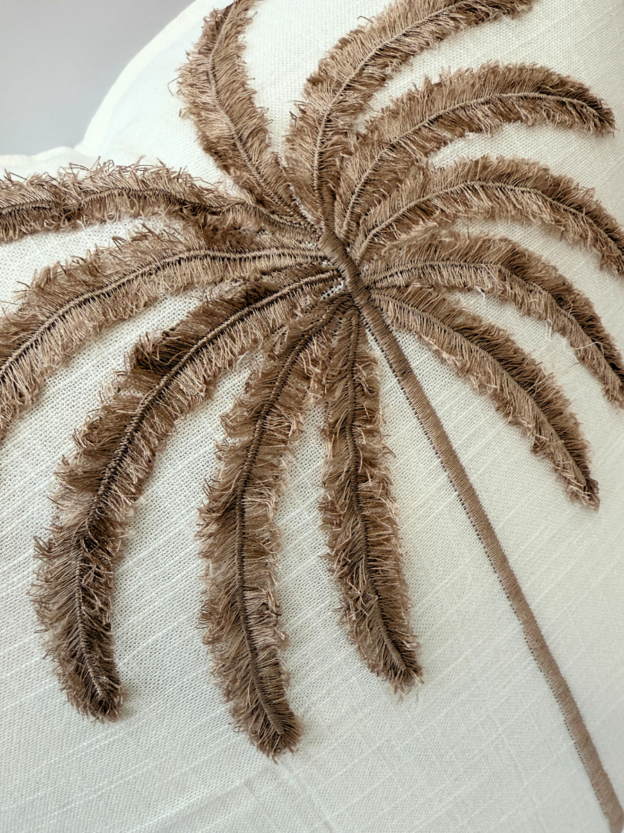Palma Cushion Cover - Caramel - New!
