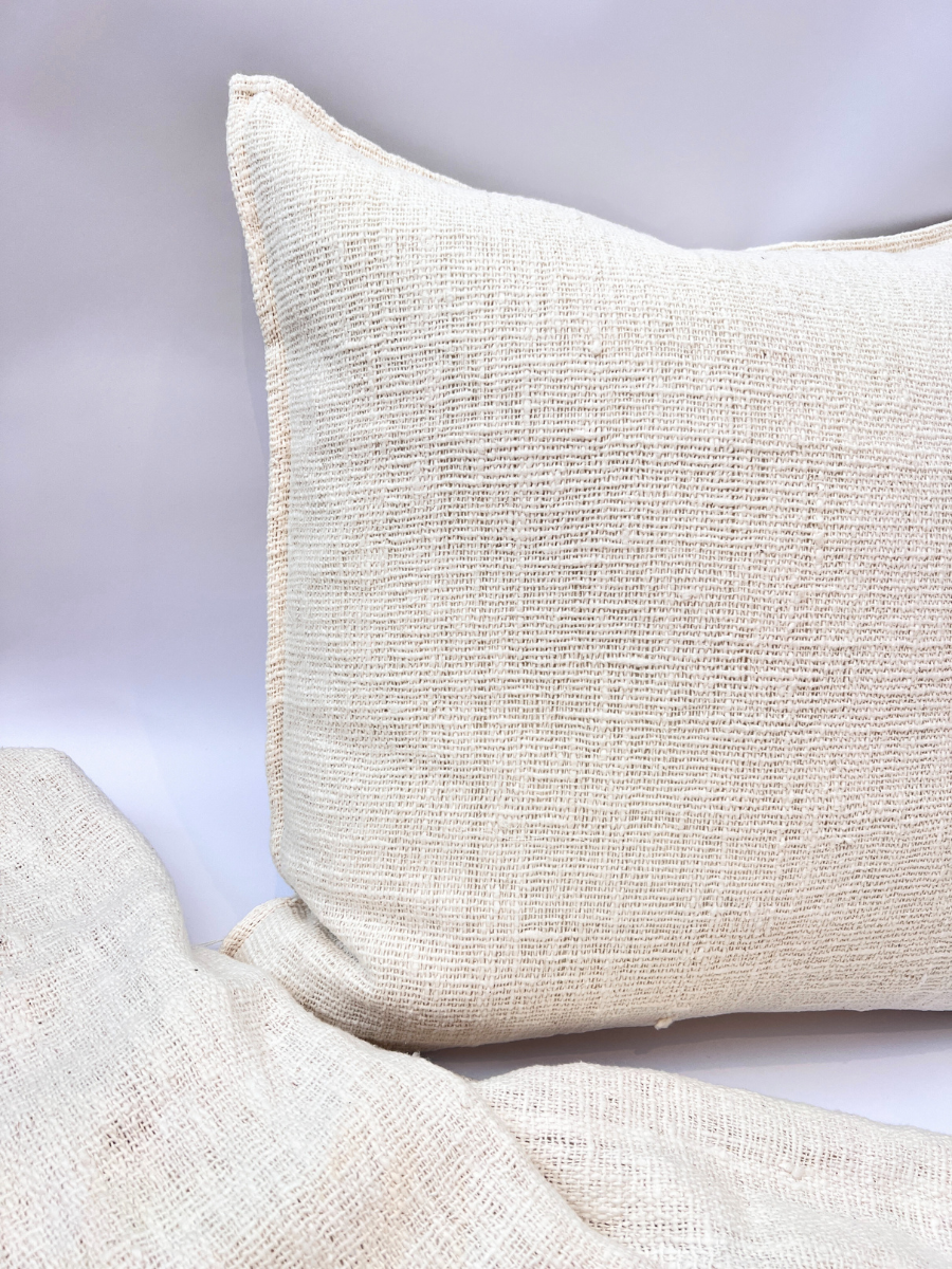 Serenity soft cotton cushion and throw set - New!