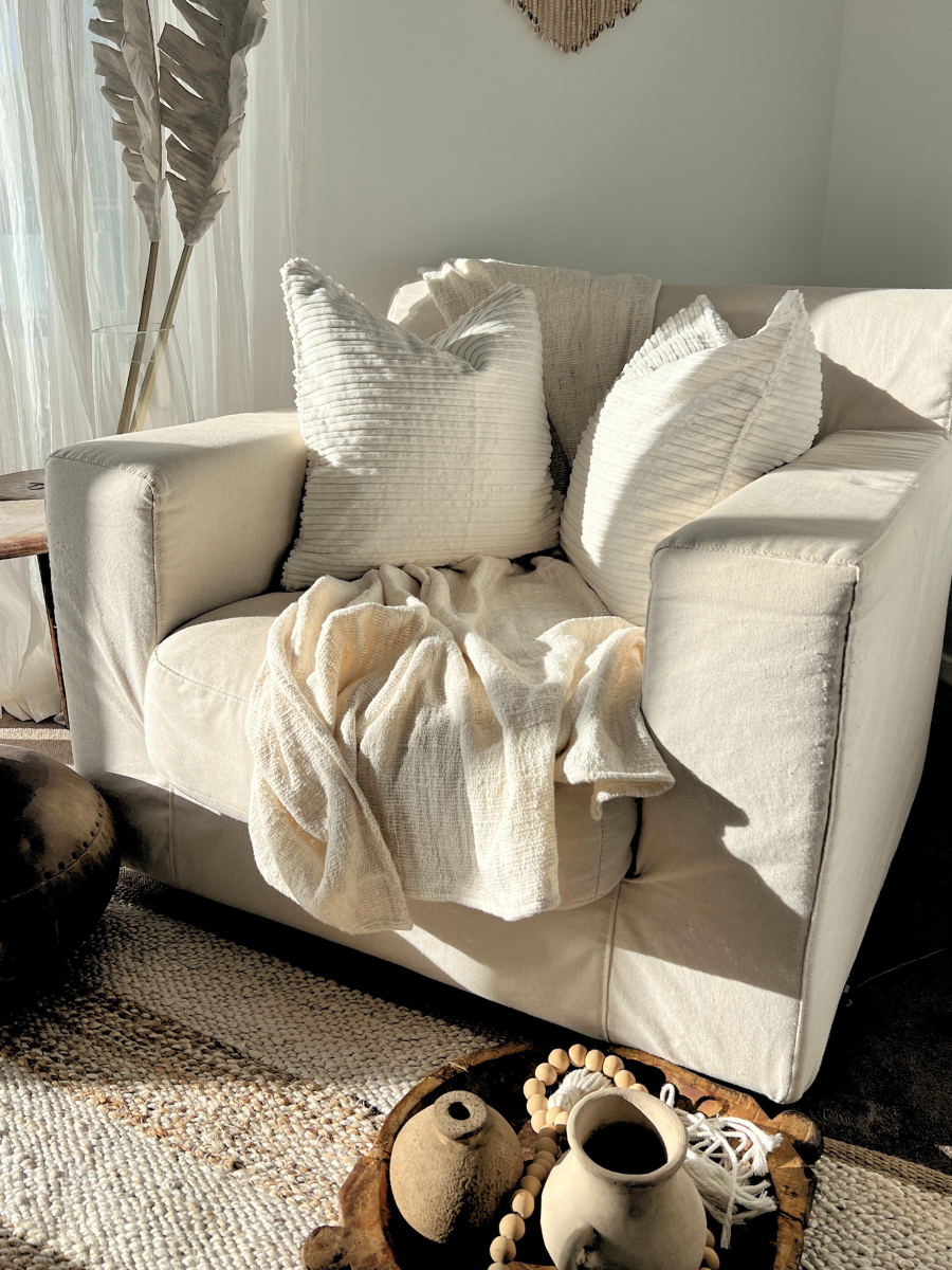 Serenity soft cotton throw - New!