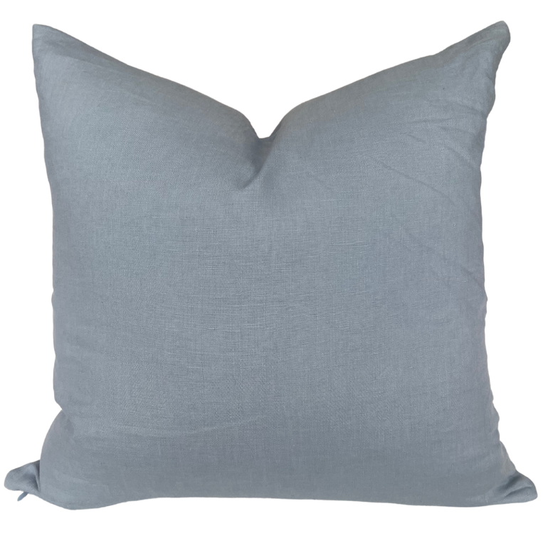 Blue cushion.