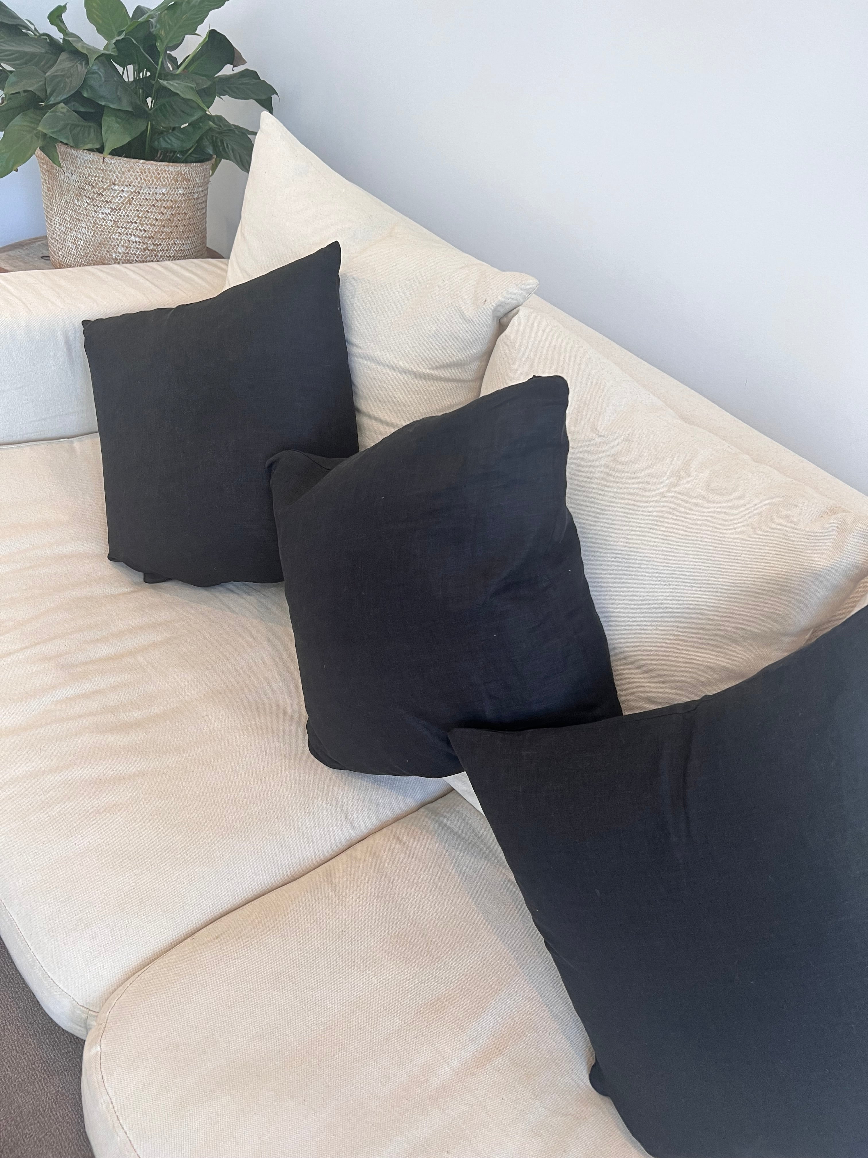 Luxe linen - Black