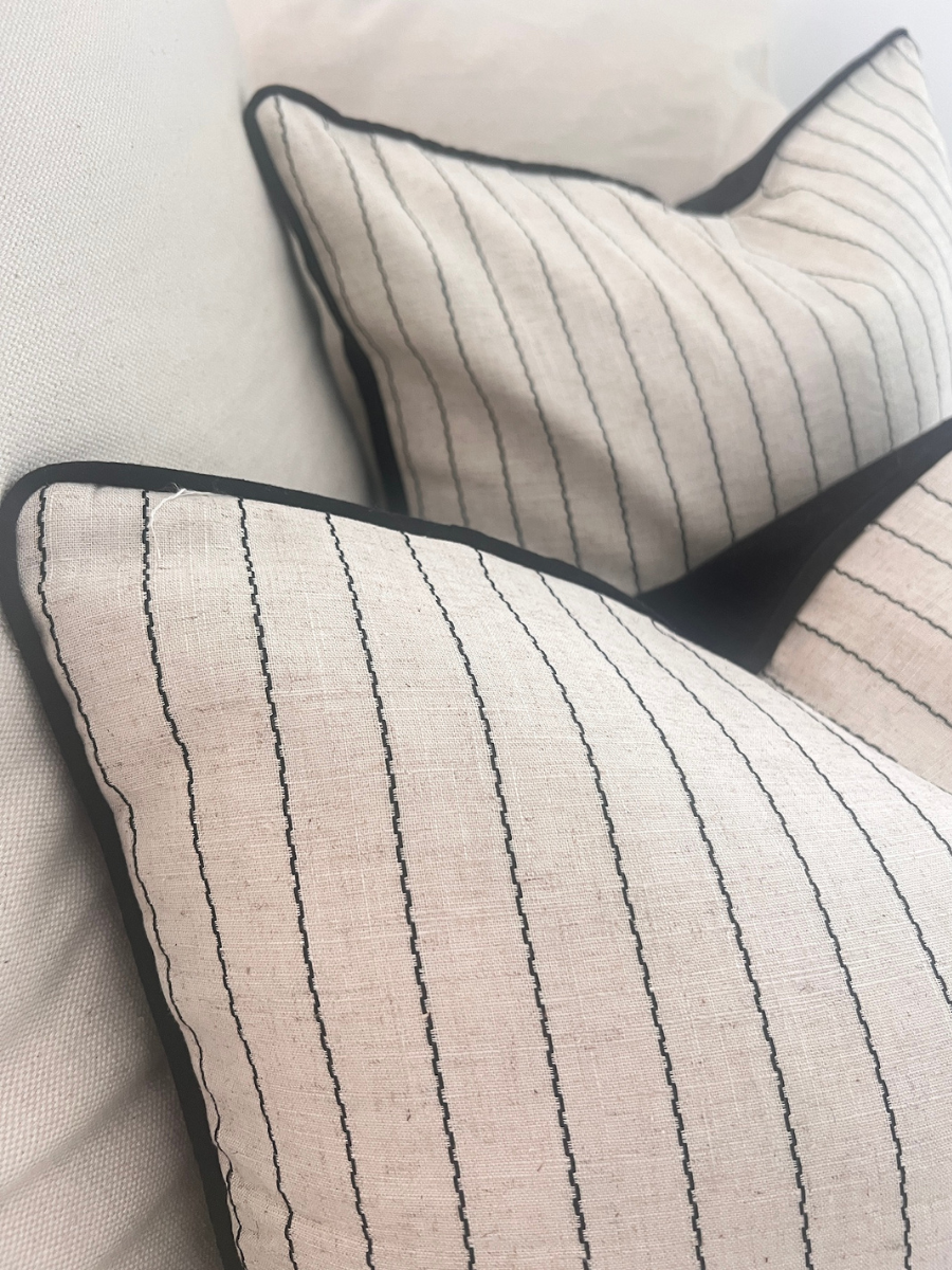 Noir Fine Stripe Set - New!