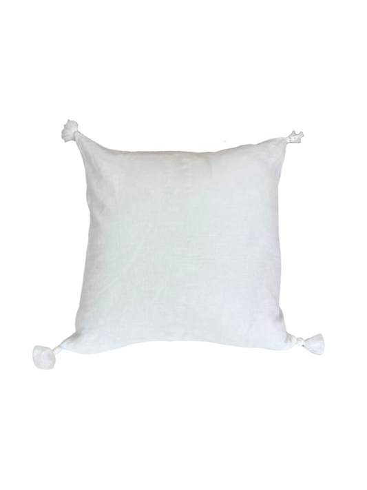 Linen with Tassels - Ivory  NEW!