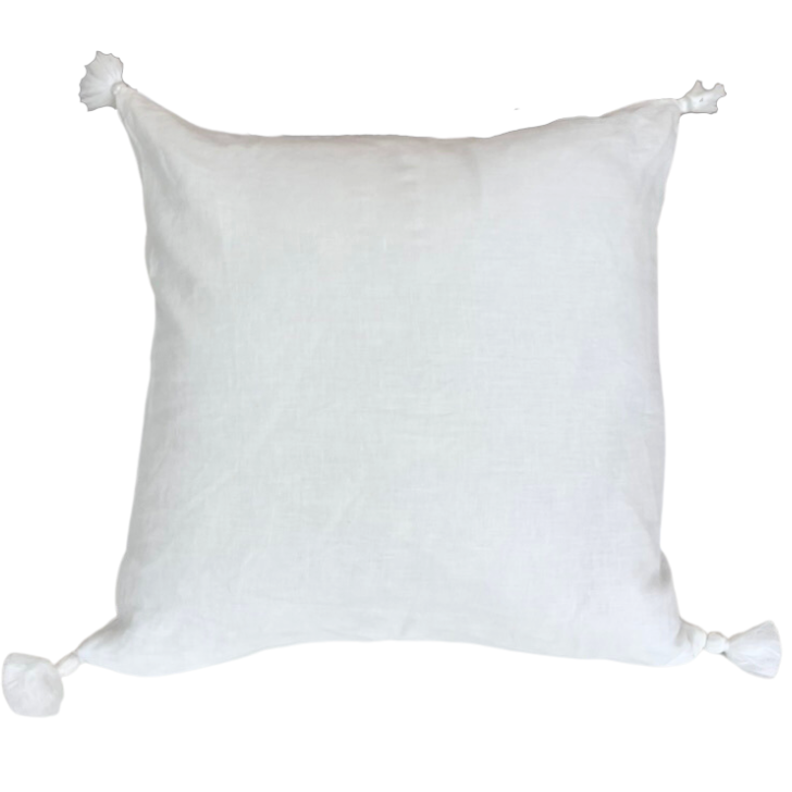 White cushion.