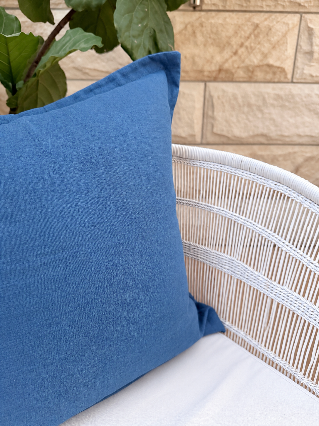 Capri Collection Cushion Cover - Blue Sea