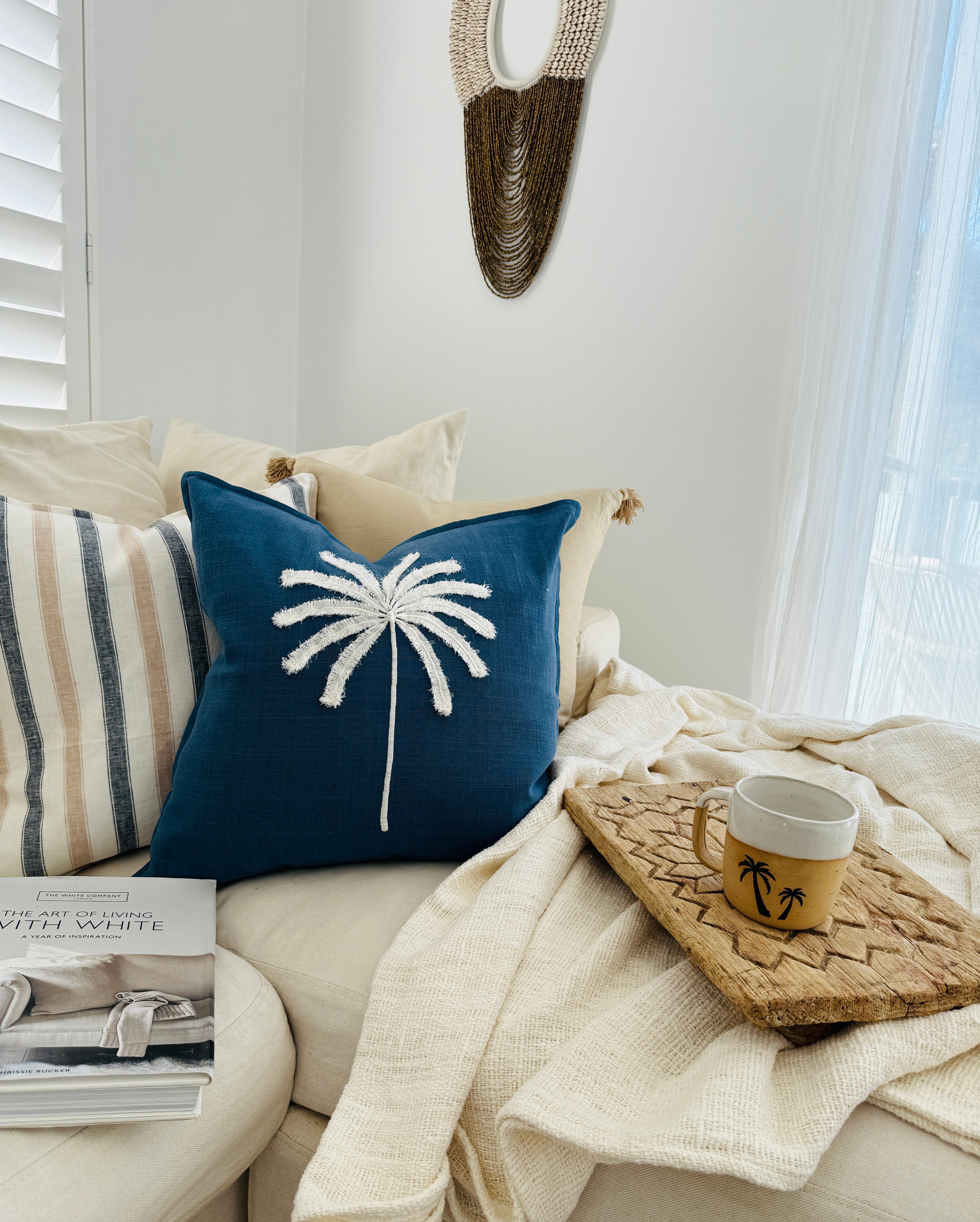 Palma Cushion Cover - Dark Teal