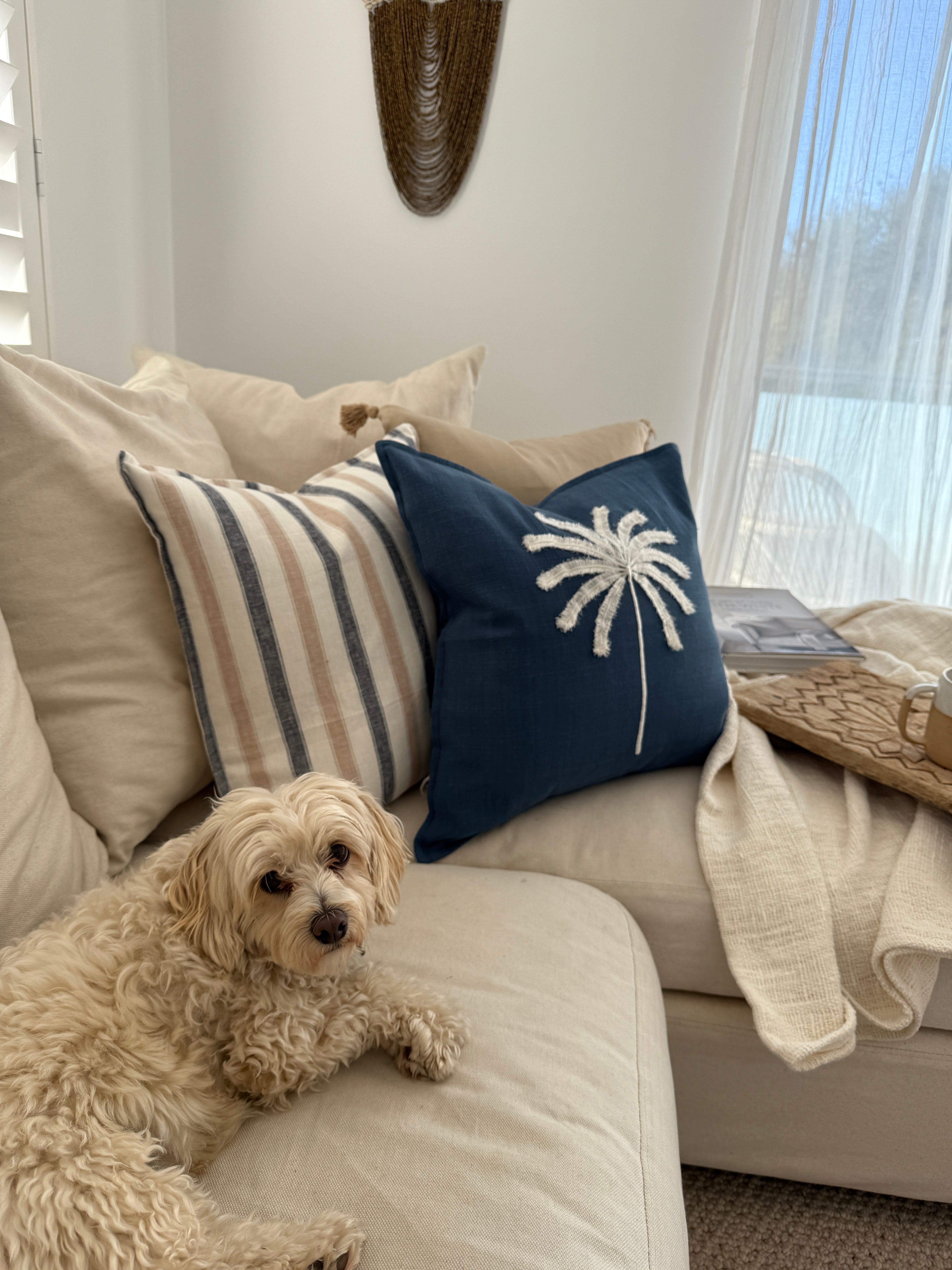 Palma Cushion Cover - Dark Teal