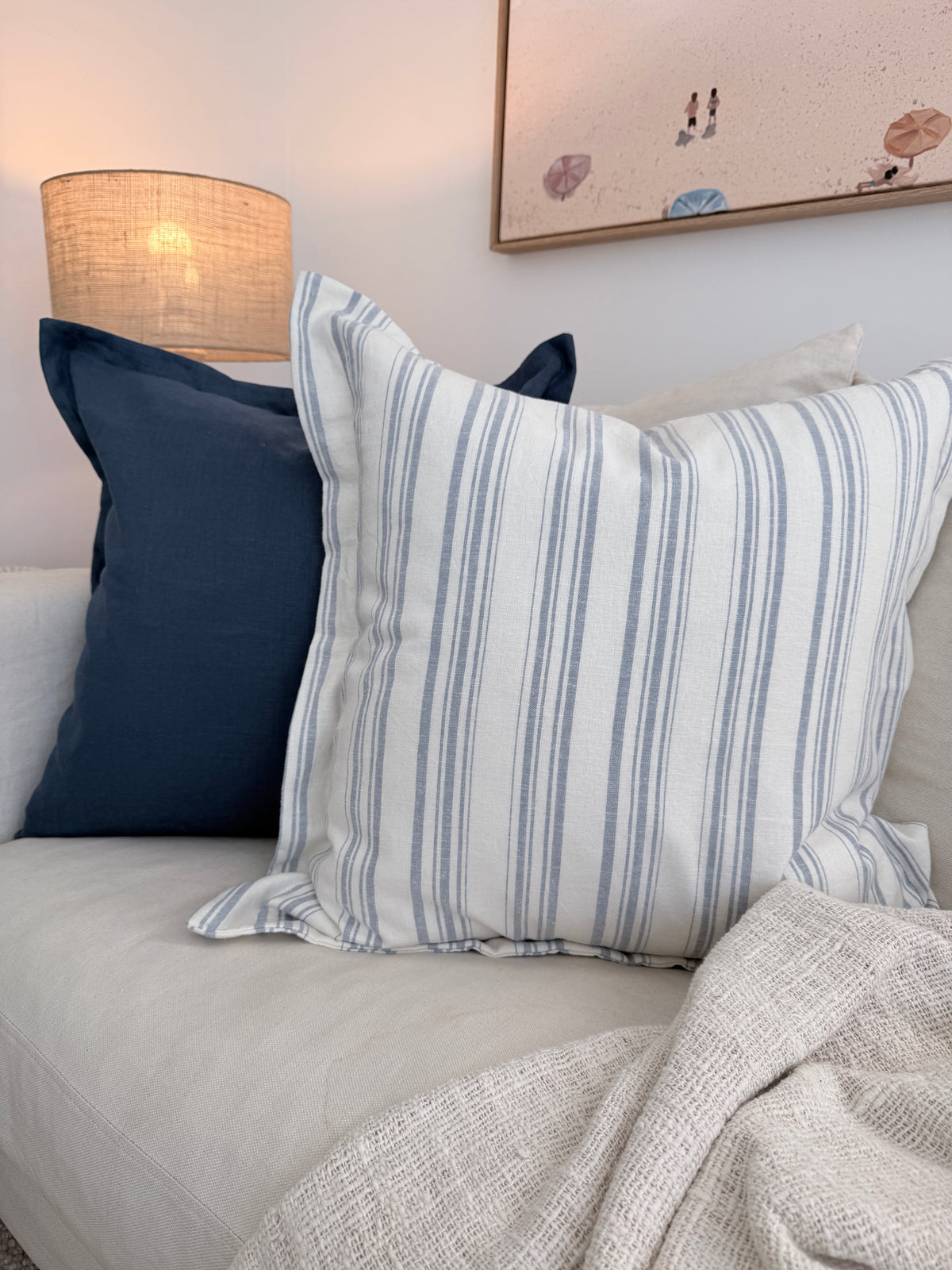 Paros Stripe Cushion Cover