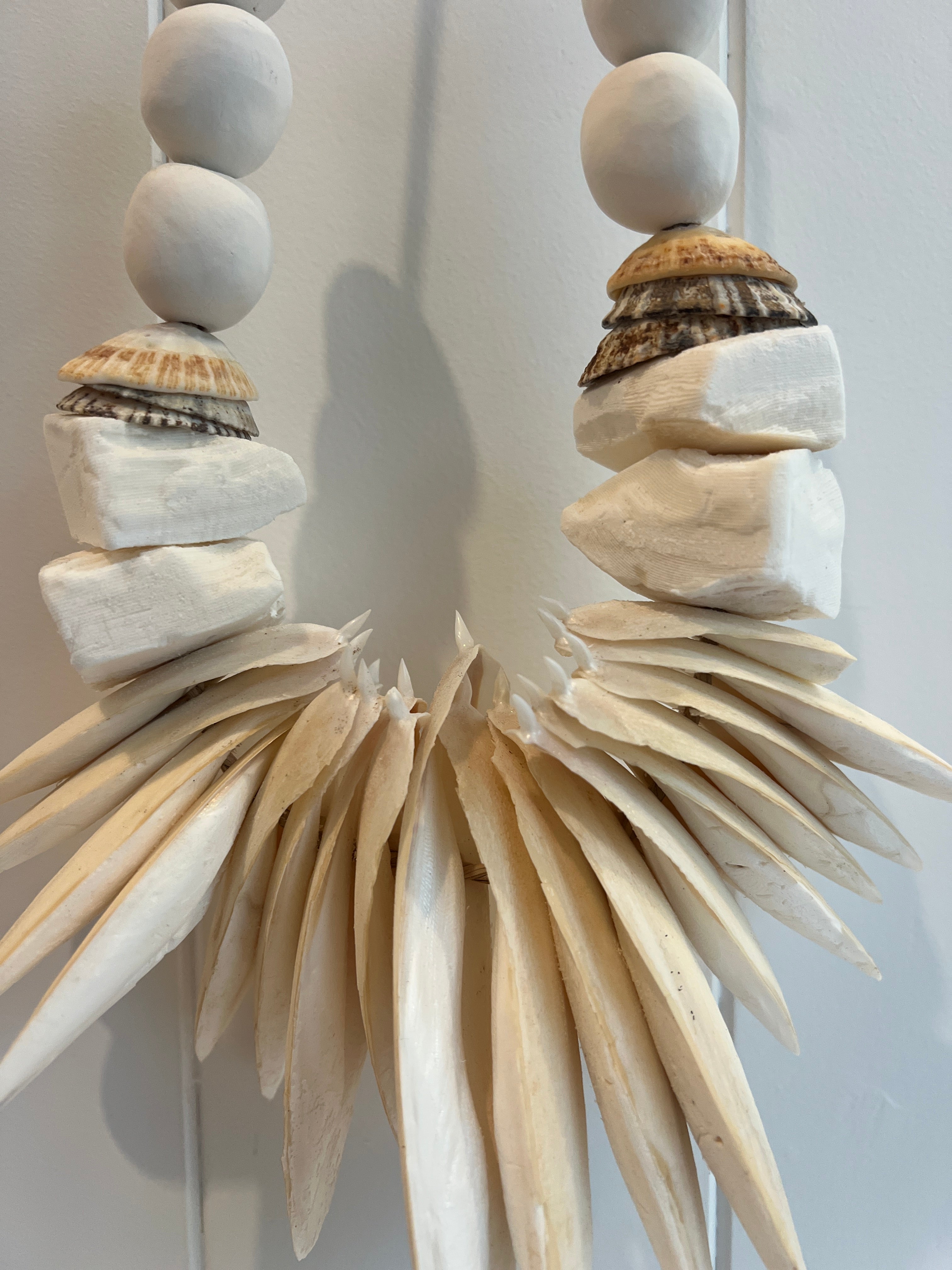 Handmade Shell and Cuttlefish Wall Hanging - New!