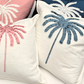 Palma Cushion Cover - Pink on Ivory - Restock!