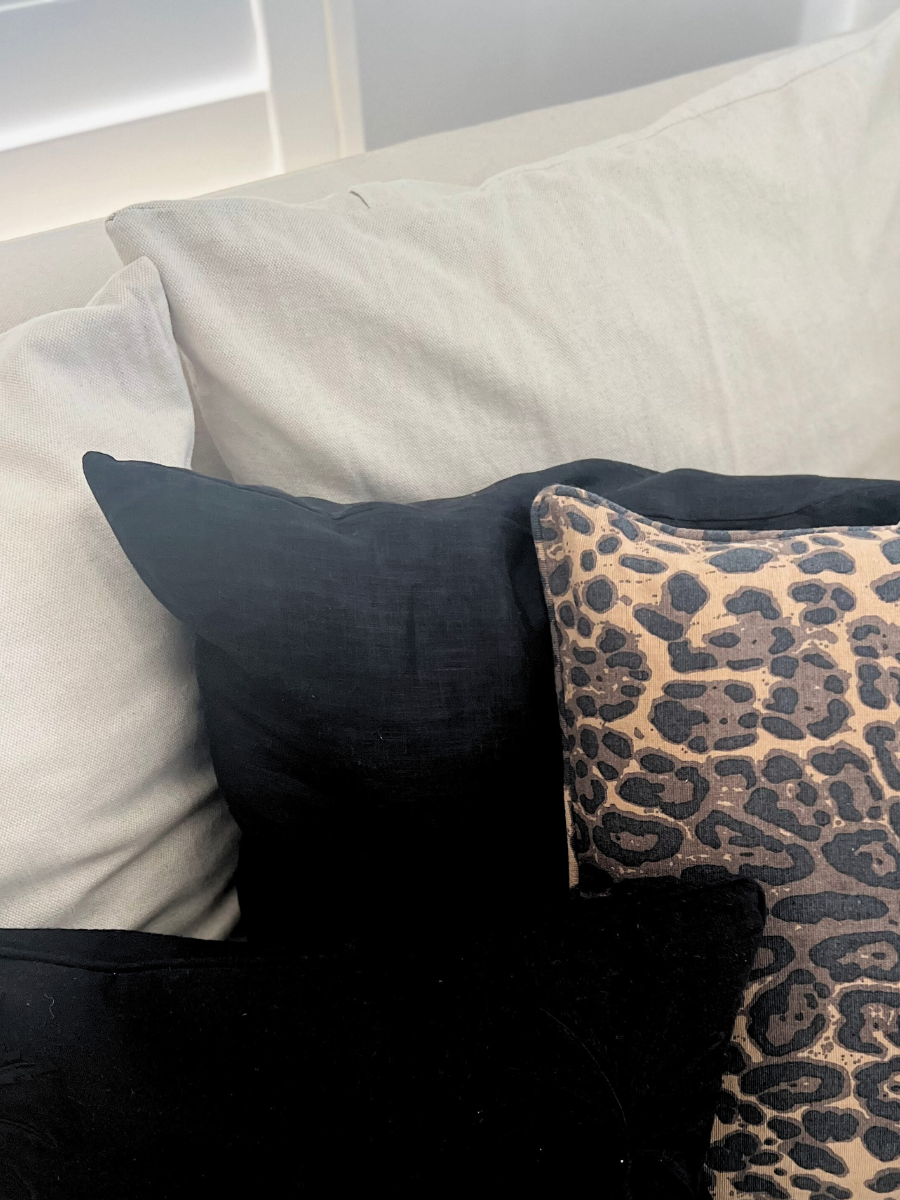Big Cat Brown cushion cover