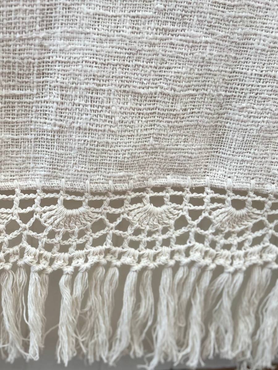 Cotton Throw With Crochet Edging - Pre-Order!